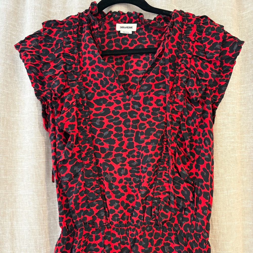 Zadig & Voltaire Red Blouse